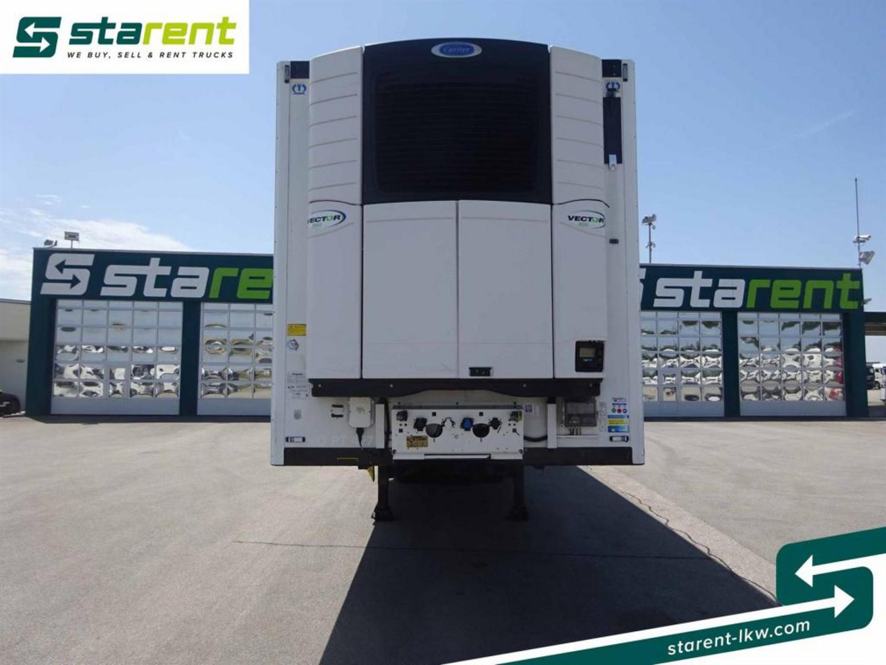 Krone Carrier Vector 1950 Doppelstock Blumenbreit Lift-A - Refrigerator semi-trailer: picture 2 Krone Carrier Vector 1950 Doppelstock Blumenbreit Lift-A - Refrigerator semi-trailer: picture 2