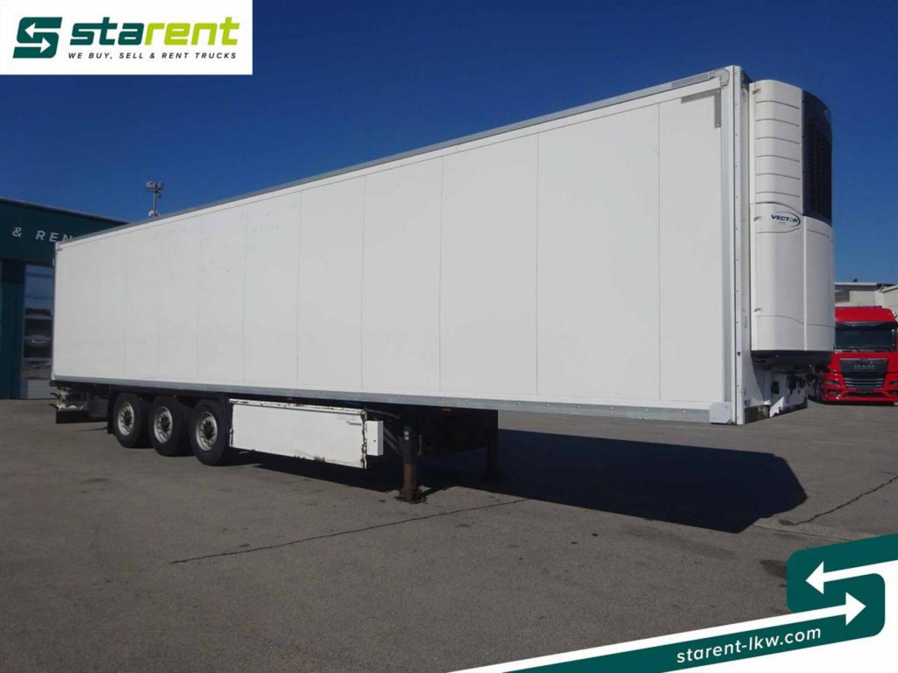 Krone Carrier Vector 1950 Doppelstock Liftachse Trennw. - Refrigerator semi-trailer: picture 3 Krone Carrier Vector 1950 Doppelstock Liftachse Trennw. - Refrigerator semi-trailer: picture 3