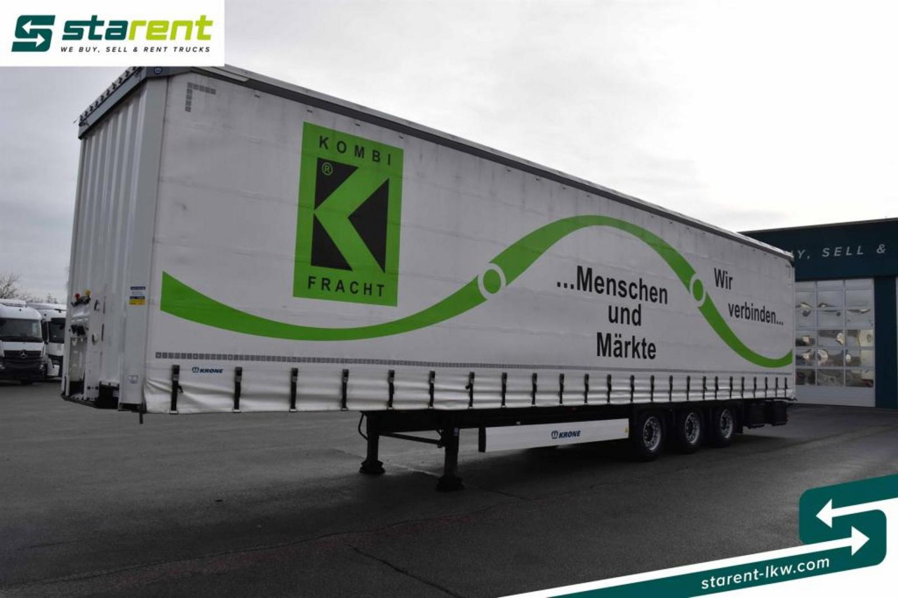 Krone Megatrailer Hubdach Lift-A Palettenanschlagleisten - Curtainsider semi-trailer: picture 1 Krone Megatrailer Hubdach Lift-A Palettenanschlagleisten - Curtainsider semi-trailer: picture 1