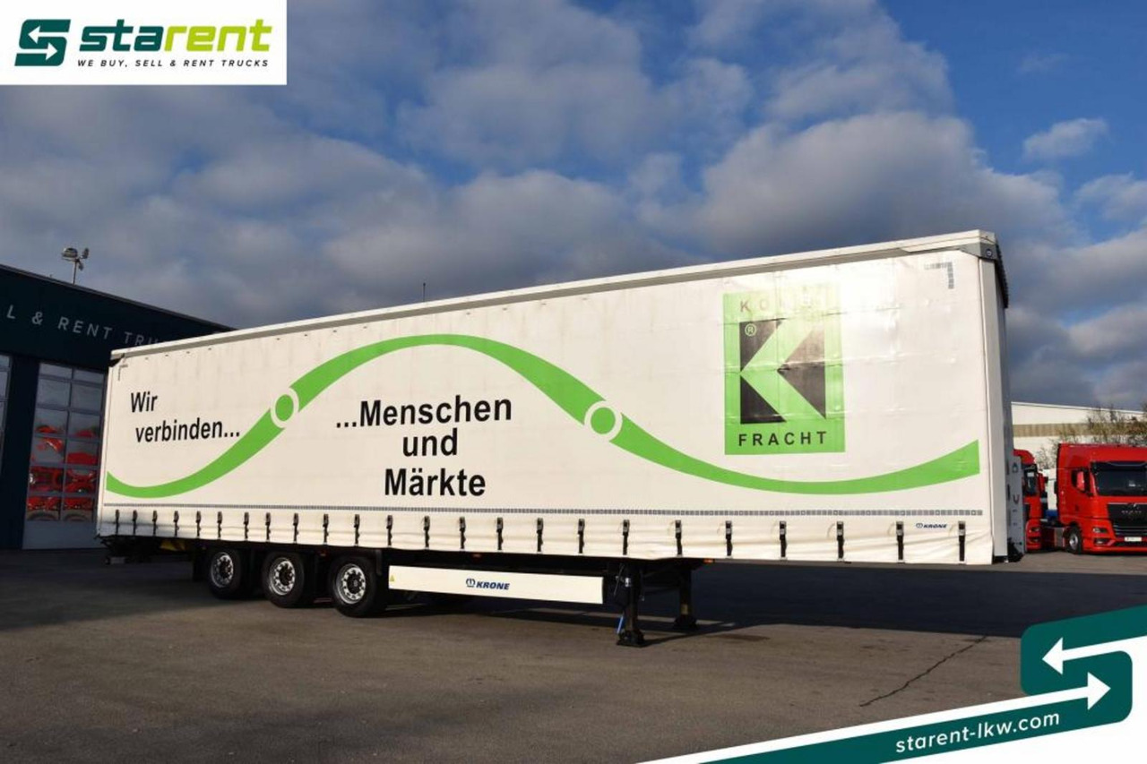 Krone Megatrailer Hubdach Liftachse Palettenanschlagl. - Curtainsider semi-trailer: picture 3 Krone Megatrailer Hubdach Liftachse Palettenanschlagl. - Curtainsider semi-trailer: picture 3