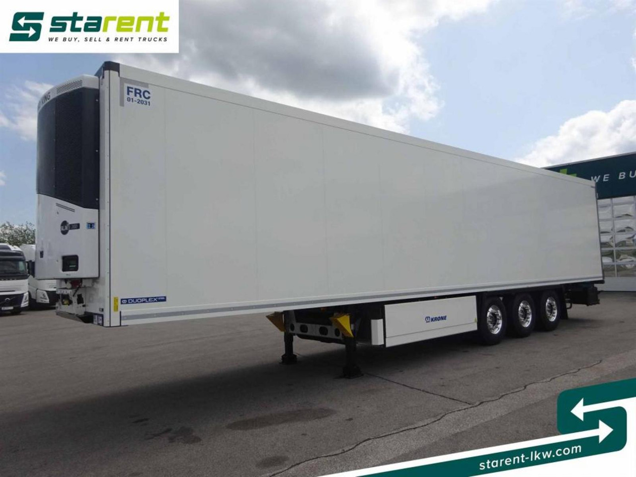 Krone Thermo King SLXi300 Alu Doppel Blumenbreit Lift-A - Refrigerator semi-trailer: picture 1 Krone Thermo King SLXi300 Alu Doppel Blumenbreit Lift-A - Refrigerator semi-trailer: picture 1