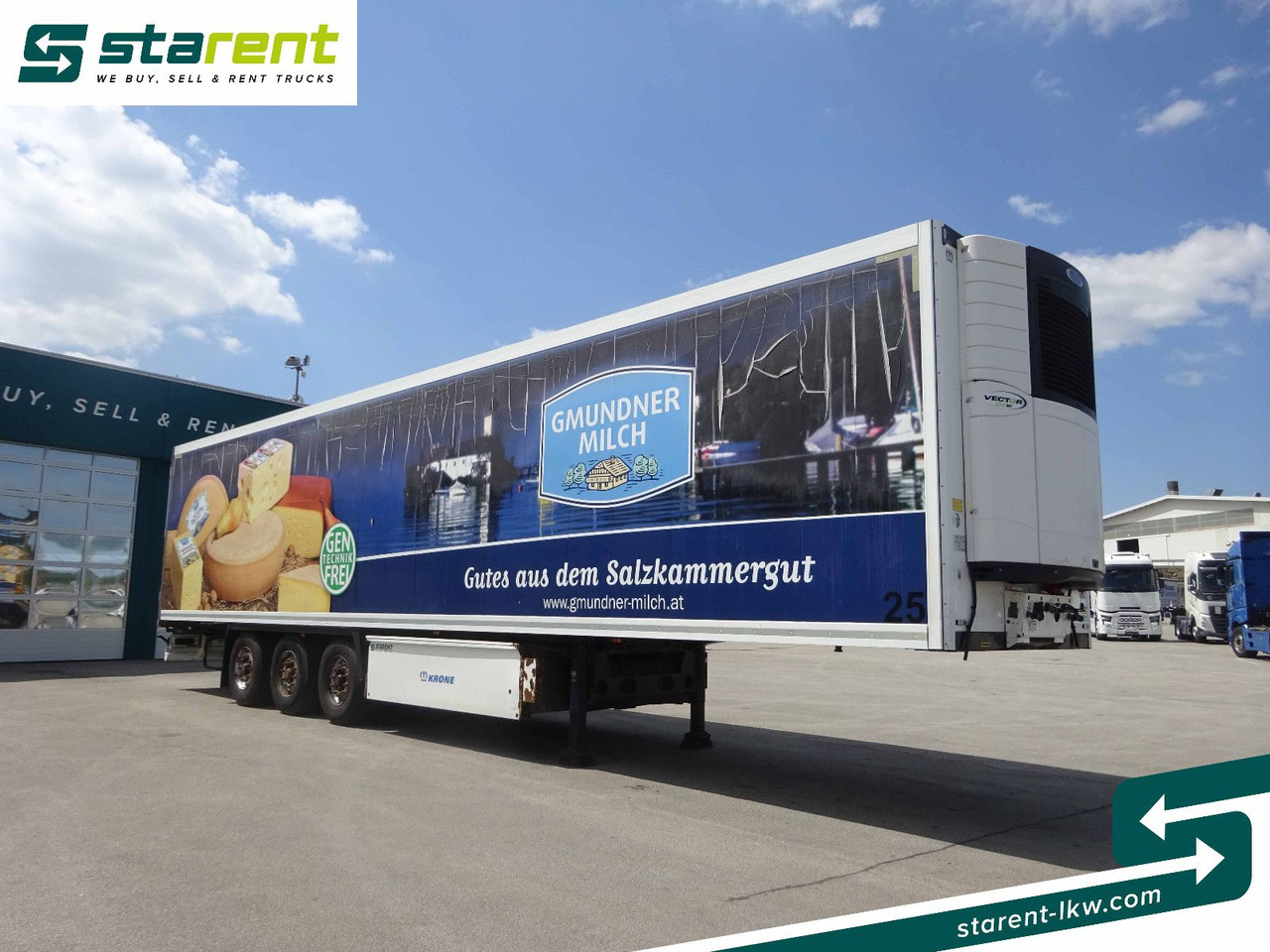Krone Thermotrailer, Carrier Vector 1950 MT°, 3 Zonen - Closed box semi-trailer: picture 3 Krone Thermotrailer, Carrier Vector 1950 MT°, 3 Zonen - Closed box semi-trailer: picture 3