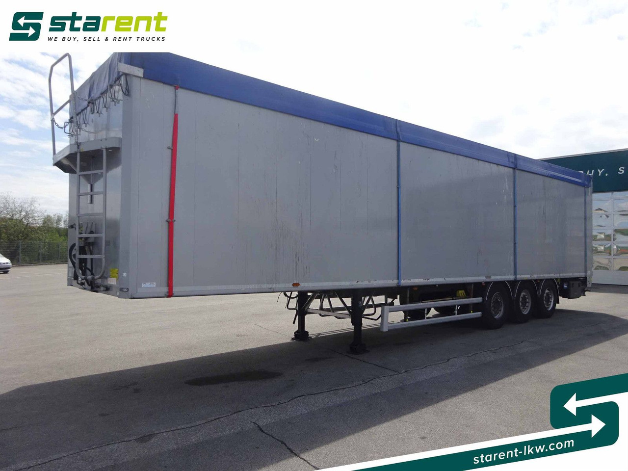Stas Schubbodenauflieger, 92 m³, Funkfernbedienung - Walking floor semi-trailer: picture 1 Stas Schubbodenauflieger, 92 m³, Funkfernbedienung - Walking floor semi-trailer: picture 1