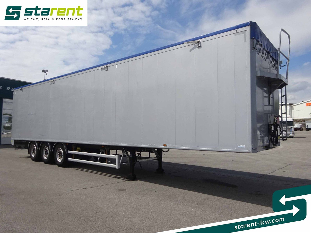 Stas Schubbodenauflieger, 92 m³, Funkfernbedienung - Walking floor semi-trailer: picture 3 Stas Schubbodenauflieger, 92 m³, Funkfernbedienung - Walking floor semi-trailer: picture 3