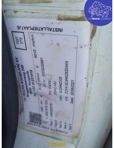 Curtainsider truck Iveco EuroCargo 120e25 Euro 5 - ENGINE DAMAGE -: picture 7 Curtainsider truck Iveco EuroCargo 120e25 Euro 5 - ENGINE DAMAGE -: picture 7