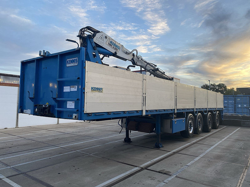Kennis TTD.454.C-B - Dropside/ Flatbed semi-trailer: picture 1 Kennis TTD.454.C-B - Dropside/ Flatbed semi-trailer: picture 1