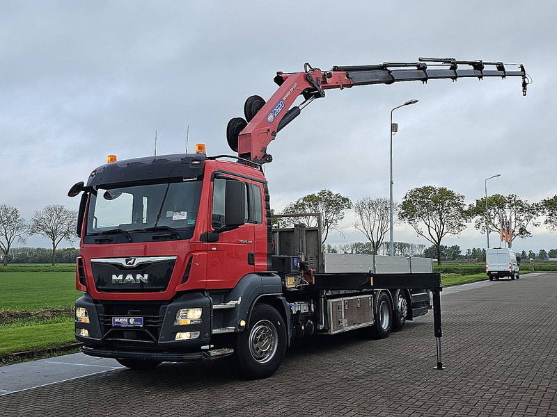 MAN 26.320 TGS 6X2-4 HMF 2820 K6 - Dropside/ Flatbed truck, Crane truck: picture 2 MAN 26.320 TGS 6X2-4 HMF 2820 K6 - Dropside/ Flatbed truck, Crane truck: picture 2