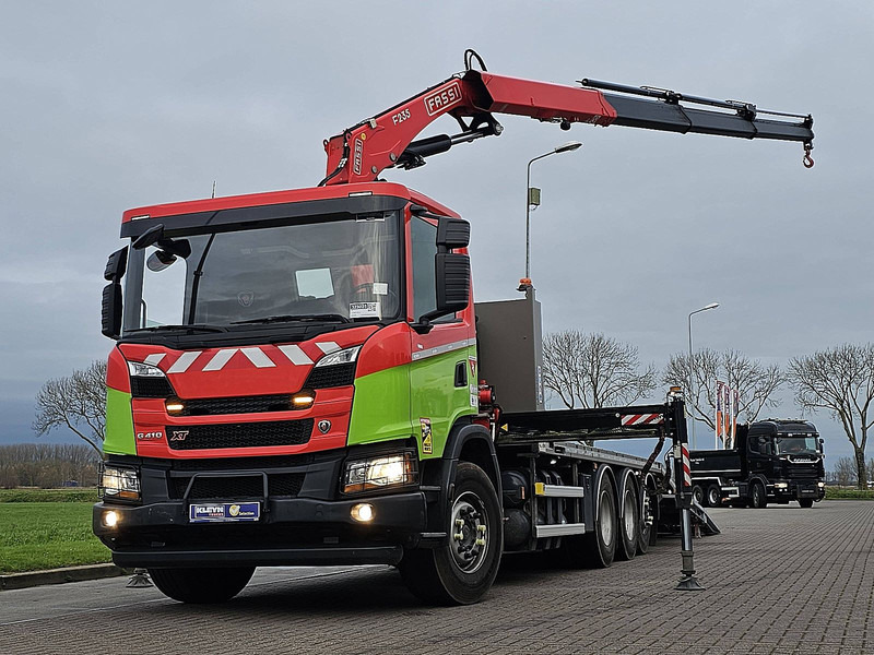 Scania P410 CNG GAS FASSI F235 - Dropside/ Flatbed truck, Crane truck: picture 1 Scania P410 CNG GAS FASSI F235 - Dropside/ Flatbed truck, Crane truck: picture 1