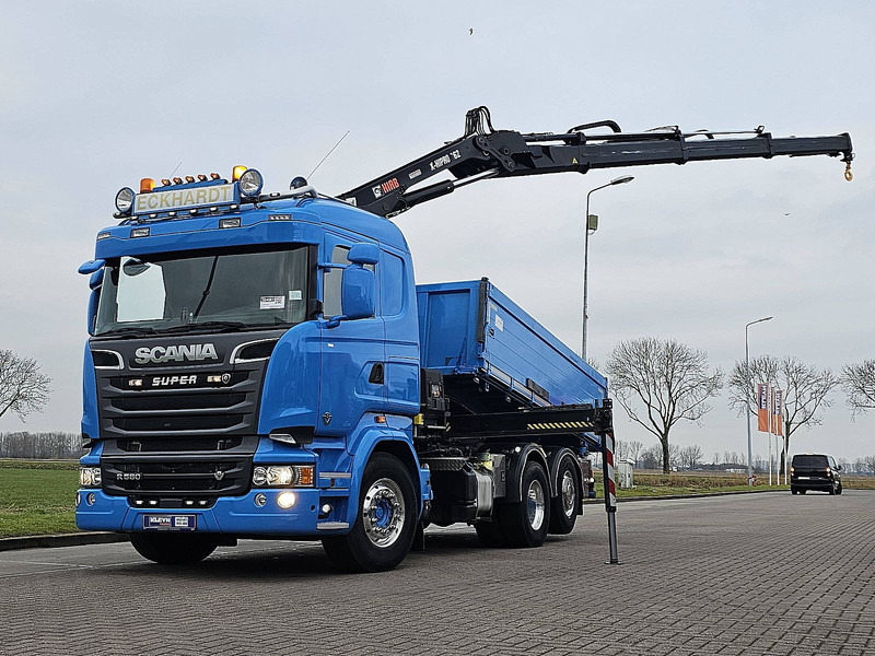 Scania R580 V8 6X2*4 HIAB162ES-3 - Tipper, Crane truck: picture 1 Scania R580 V8 6X2*4 HIAB162ES-3 - Tipper, Crane truck: picture 1