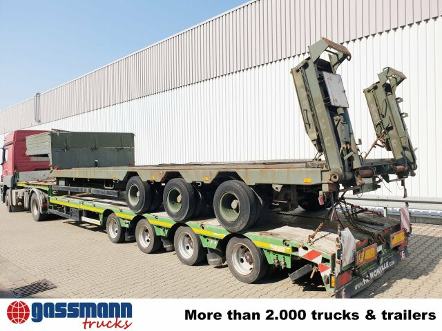 Low loader semi-trailer for transportation of heavy machinery BLUMHARDT P 528/803-01, 3-Achs Satteltieflader,: picture 9