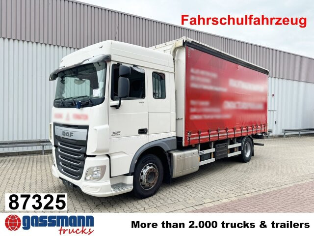 DAF XF 410 FA 4x2, Fahrschule, 2x AHK, 6 Sitze - Dropside/ Flatbed truck: picture 1 DAF XF 410 FA 4x2, Fahrschule, 2x AHK, 6 Sitze - Dropside/ Flatbed truck: picture 1