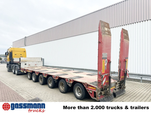 Low loader semi-trailer for transportation of heavy machinery Goldhofer STZ-L 6-67/80 A, 6 Achsen, 86.000kg Ges.-Gew.: picture 15