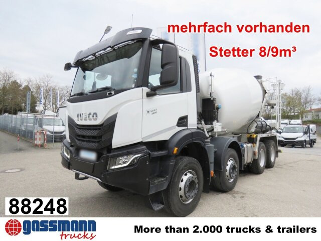 Iveco X-Way AD360X40BZ 8x4, Stetter Betonmischer ca. - Concrete mixer truck: picture 1 Iveco X-Way AD360X40BZ 8x4, Stetter Betonmischer ca. - Concrete mixer truck: picture 1