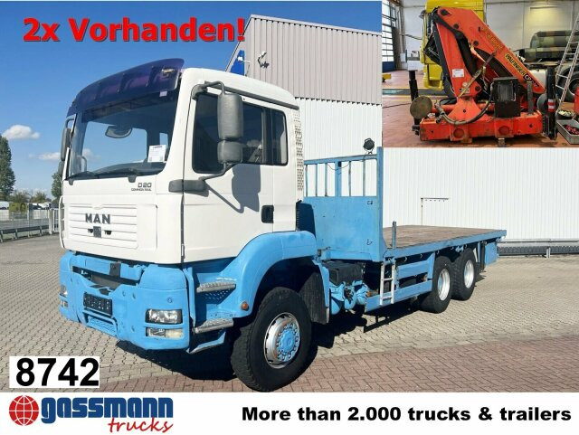 MAN TGA 26.310 6X6 BB, Kran PALFINGER PK 23002 C, - Dropside/ Flatbed truck, Crane truck: picture 1 MAN TGA 26.310 6X6 BB, Kran PALFINGER PK 23002 C, - Dropside/ Flatbed truck, Crane truck: picture 1