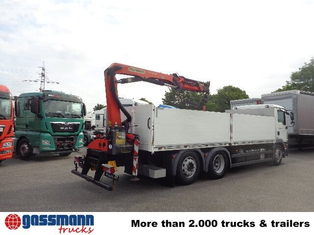 MAN TGM 26.340 6x2-4 LL,Lenk-Liftachse, Heckkran, - Dropside/ Flatbed truck, Crane truck: picture 5 MAN TGM 26.340 6x2-4 LL,Lenk-Liftachse, Heckkran, - Dropside/ Flatbed truck, Crane truck: picture 5