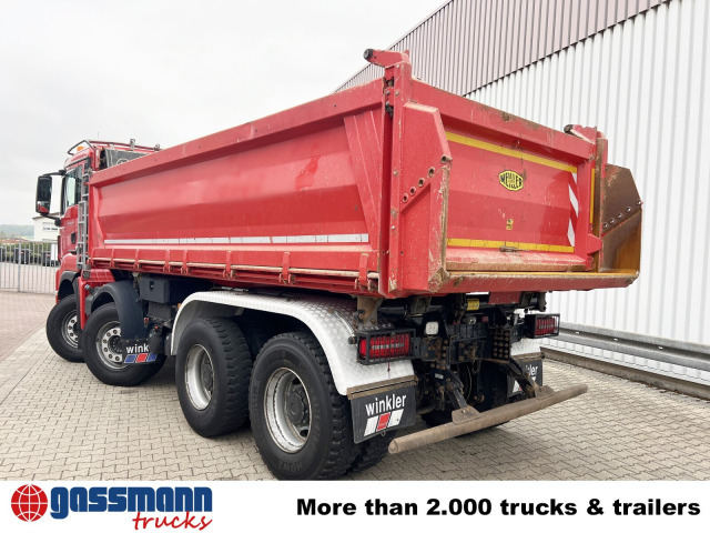 Tipper MAN TGS 35.480 8X4 BB, Intarder, Navi: picture 11