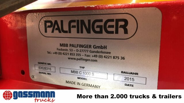 MBB C 1000 S Ladebordwand, teilbar - Tail lift: picture 4 MBB C 1000 S Ladebordwand, teilbar - Tail lift: picture 4