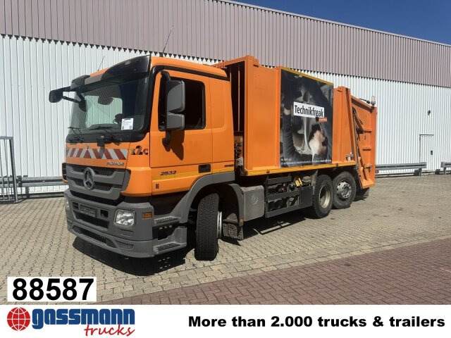 Mercedes-Benz Actros 2532/41 L 6x2, EEV, Lenkachse, Haller X2C - Garbage truck: picture 1 Mercedes-Benz Actros 2532/41 L 6x2, EEV, Lenkachse, Haller X2C - Garbage truck: picture 1