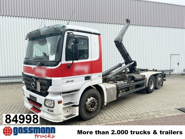 Mercedes-Benz Actros 2546 L 6x2/48, Lift-/Lenkachse, RK 20.70 - Hook lift truck: picture 1 Mercedes-Benz Actros 2546 L 6x2/48, Lift-/Lenkachse, RK 20.70 - Hook lift truck: picture 1