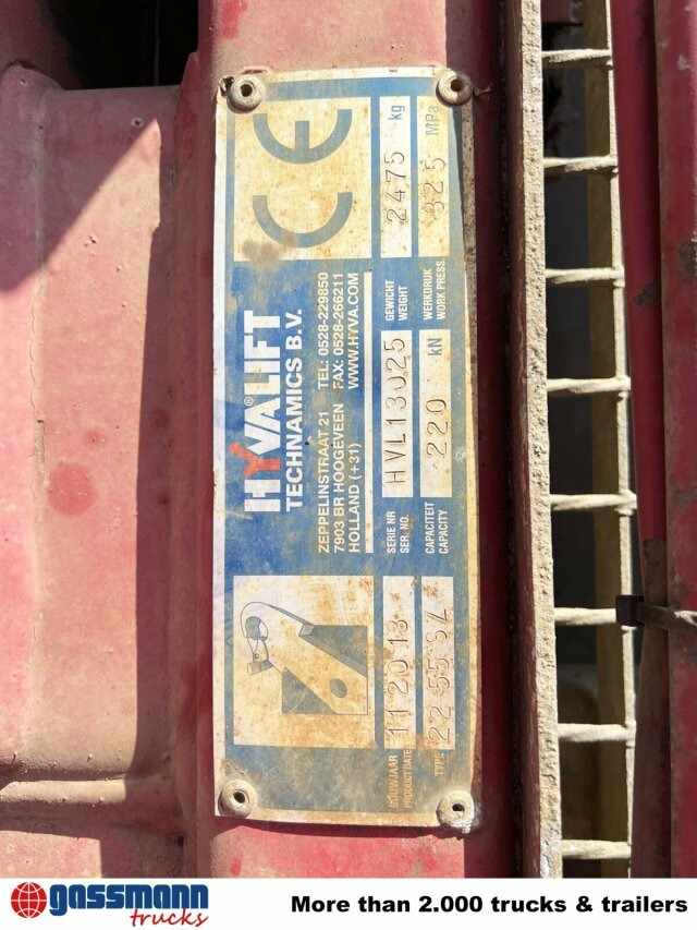 Mercedes-Benz Actros 2551 L 6x2/46, Retarder, Liftachse, - Hook lift truck: picture 4 Mercedes-Benz Actros 2551 L 6x2/46, Retarder, Liftachse, - Hook lift truck: picture 4