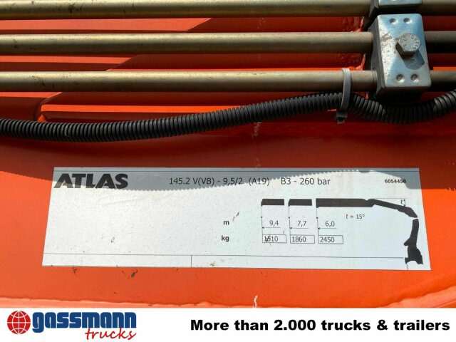 Mercedes-Benz Arocs 2545 L/6x2/4, Atlas Kran, 145.2-A19 VB, - Dropside/ Flatbed truck, Crane truck: picture 3 Mercedes-Benz Arocs 2545 L/6x2/4, Atlas Kran, 145.2-A19 VB, - Dropside/ Flatbed truck, Crane truck: picture 3