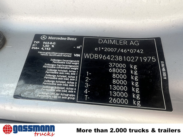 Mercedes-Benz Arocs 3251 LK 8x4/4, Retarder, Stahlmulde ca. - Dumper: picture 3 Mercedes-Benz Arocs 3251 LK 8x4/4, Retarder, Stahlmulde ca. - Dumper: picture 3