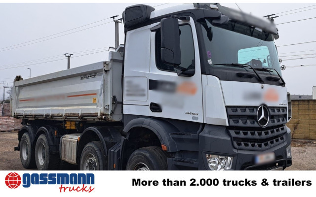 Mercedes-Benz Arocs 3445 K 8x4/4, Meiller Bordmatik links - Tipper: picture 2 Mercedes-Benz Arocs 3445 K 8x4/4, Meiller Bordmatik links - Tipper: picture 2