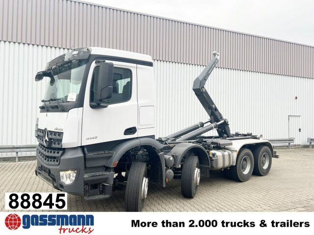 Mercedes-Benz Arocs 4142/48 8x4/4, Grounder, Meiller RS26 - Hook lift truck: picture 1 Mercedes-Benz Arocs 4142/48 8x4/4, Grounder, Meiller RS26 - Hook lift truck: picture 1