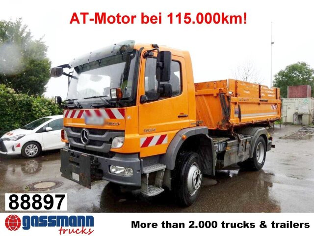 Mercedes-Benz Atego 1624 AK 4x4, AT-Motor, - Tipper, Crane truck: picture 1 Mercedes-Benz Atego 1624 AK 4x4, AT-Motor, - Tipper, Crane truck: picture 1