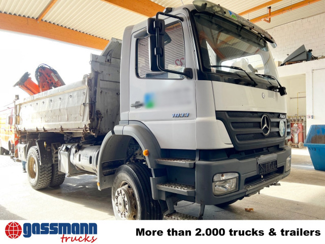 Mercedes-Benz Axor 1833 AK 4x4 mit Heckkran Atlas 105.2-A2L - Tipper, Crane truck: picture 4 Mercedes-Benz Axor 1833 AK 4x4 mit Heckkran Atlas 105.2-A2L - Tipper, Crane truck: picture 4