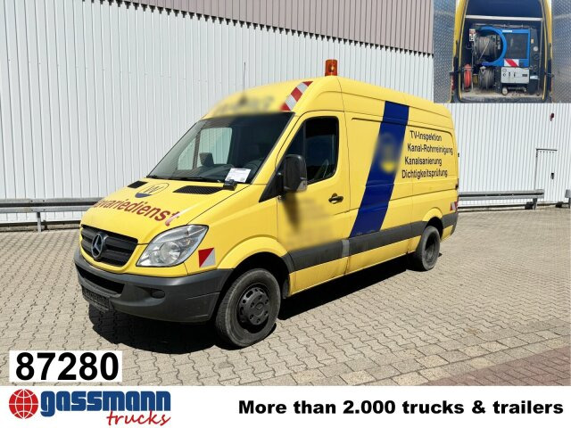 Mercedes-Benz Sprinter 516 KA 4x2, KaRo Hochdruckspüler - Road sweeper: picture 1 Mercedes-Benz Sprinter 516 KA 4x2, KaRo Hochdruckspüler - Road sweeper: picture 1