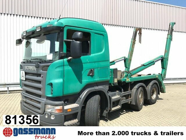 Scania R420 6x2/4 Vorlauflenk-/Liftachse - Skip loader truck: picture 1 Scania R420 6x2/4 Vorlauflenk-/Liftachse - Skip loader truck: picture 1