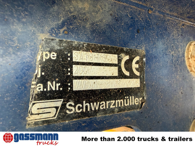 Schwarzmüller HKS 3/E-S1, Liftachse, Stahlmulde, ca. 25m³ - Tipper semi-trailer: picture 2 Schwarzmüller HKS 3/E-S1, Liftachse, Stahlmulde, ca. 25m³ - Tipper semi-trailer: picture 2