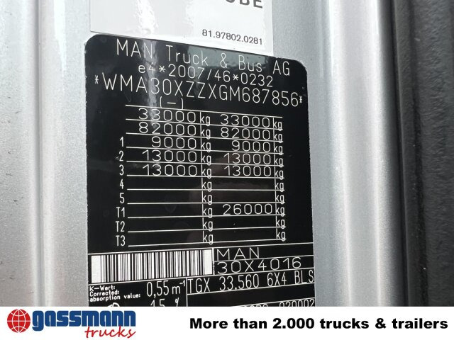 MAN TGX 33.560 6X4 BLS, Intarder, XLX-Fahrerhaus, - Tractor unit: picture 5 MAN TGX 33.560 6X4 BLS, Intarder, XLX-Fahrerhaus, - Tractor unit: picture 5