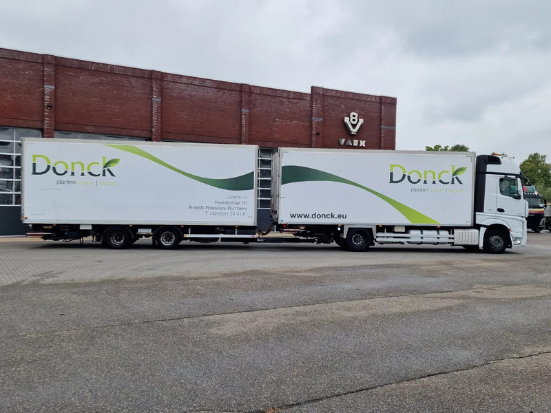 Box truck Mercedes-Benz Actros 1942 4x2 - Box with Loadlift - Full air + Pacton Trailer Loadlift - Heating system: picture 9