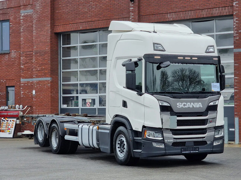 Scania G500 NGS Highline 6x2 - BDF - 4.75 WB - Retarder - Full air - Leather - Led - Container transporter/ Swap body truck: picture 1 Scania G500 NGS Highline 6x2 - BDF - 4.75 WB - Retarder - Full air - Leather - Led - Container transporter/ Swap body truck: picture 1