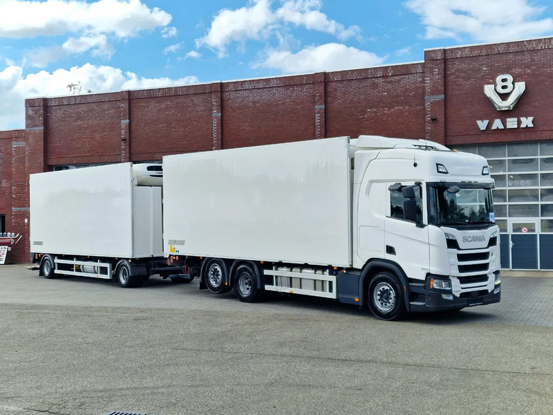 Scania R500 NGS 6x2*4 BussBygg Thermoking T-1000R frigo + 2020 HFR BussBygg trailer Thermoking T-1000R - Loadlift - Isothermal truck: picture 1 Scania R500 NGS 6x2*4 BussBygg Thermoking T-1000R frigo + 2020 HFR BussBygg trailer Thermoking T-1000R - Loadlift - Isothermal truck: picture 1