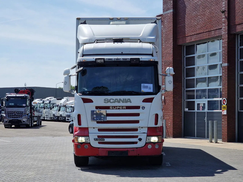 Scania R500 V8 Highline 6x2*4 - Box with side doors - Loadlift - Manual gearbox with retarder - Full air - Steering axle - Box truck: picture 2 Scania R500 V8 Highline 6x2*4 - Box with side doors - Loadlift - Manual gearbox with retarder - Full air - Steering axle - Box truck: picture 2