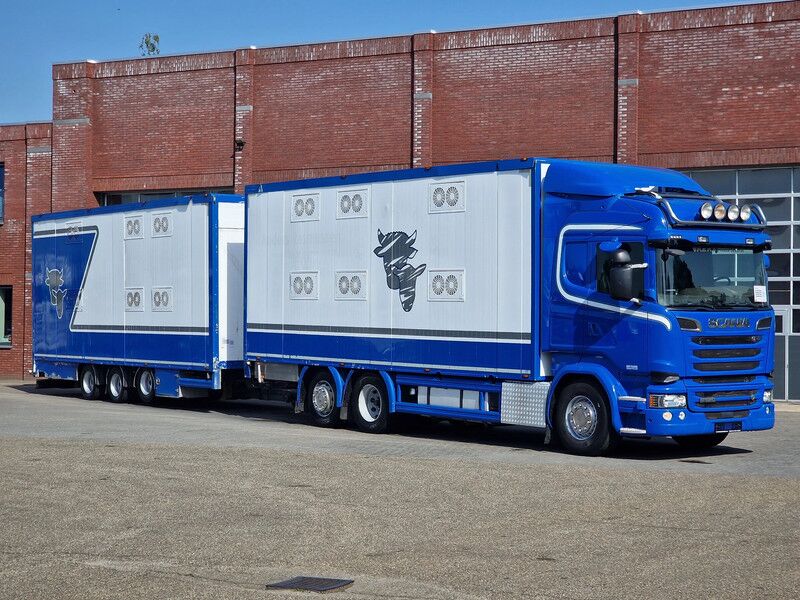 Scania R520 V8 6x2*4 - Livestock Ravenhorst 2 deck + GS Meppel/Ravenhorst 2 deck trailer - Water & Ventilation - Livestock truck: picture 2 Scania R520 V8 6x2*4 - Livestock Ravenhorst 2 deck + GS Meppel/Ravenhorst 2 deck trailer - Water & Ventilation - Livestock truck: picture 2