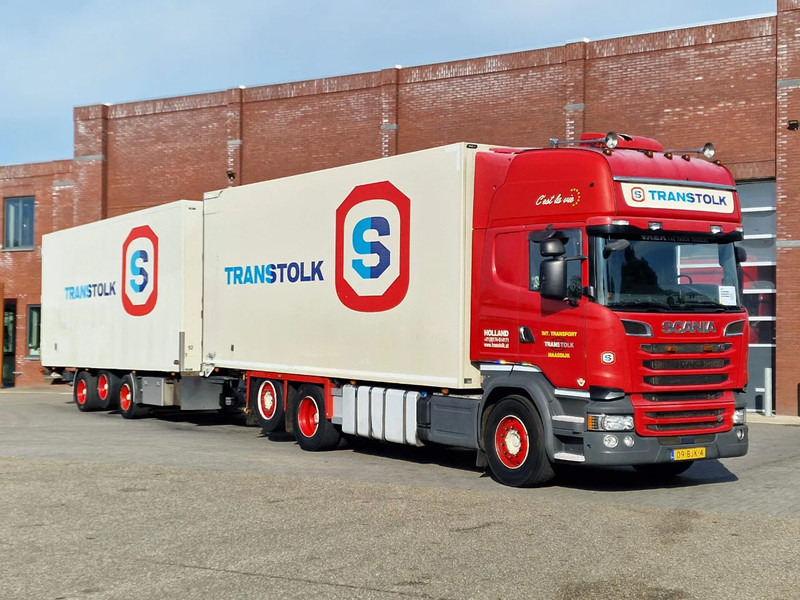 Scania R580 Topline 6x2*4 Frigo + Burg trailer - Retarder - Steering axle - Night clima - Refrigerator truck: picture 1 Scania R580 Topline 6x2*4 Frigo + Burg trailer - Retarder - Steering axle - Night clima - Refrigerator truck: picture 1