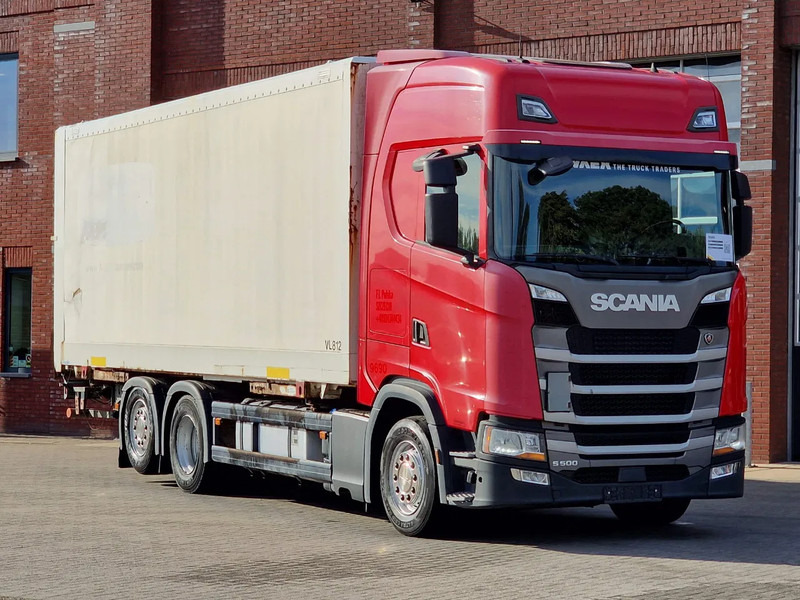 Scania S500 NGS Highline 6x2 - BDF - Full air - Loadlift - Box - Navi - Retarder - Container transporter/ Swap body truck: picture 1 Scania S500 NGS Highline 6x2 - BDF - Full air - Loadlift - Box - Navi - Retarder - Container transporter/ Swap body truck: picture 1