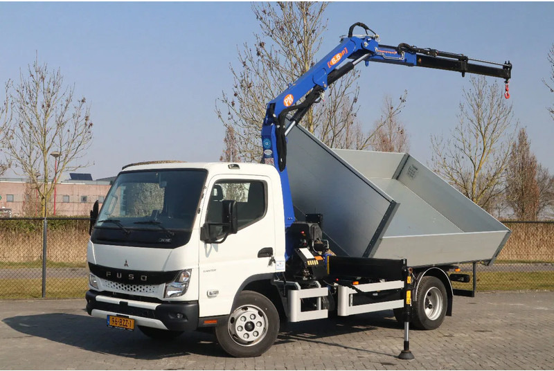 FUSO 7C18 | 4X2 | 3-WAY TIPPER | PM 6.5 KRAN /CRANE - Tipper, Crane truck: picture 1 FUSO 7C18 | 4X2 | 3-WAY TIPPER | PM 6.5 KRAN /CRANE - Tipper, Crane truck: picture 1