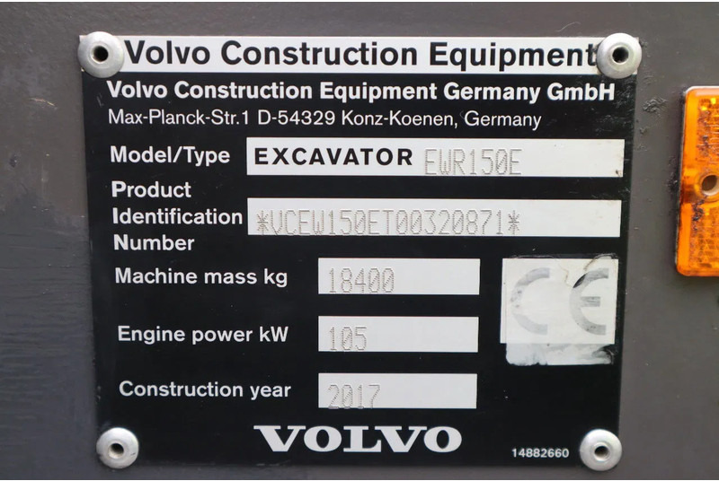 Wheel excavator Volvo EWR 150 E | ROTOTILT | BUCKET | TRAILER HYDR: picture 20