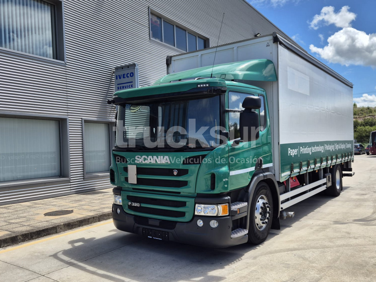 SCANIA P320 - Curtainsider truck: picture 1 SCANIA P320 - Curtainsider truck: picture 1