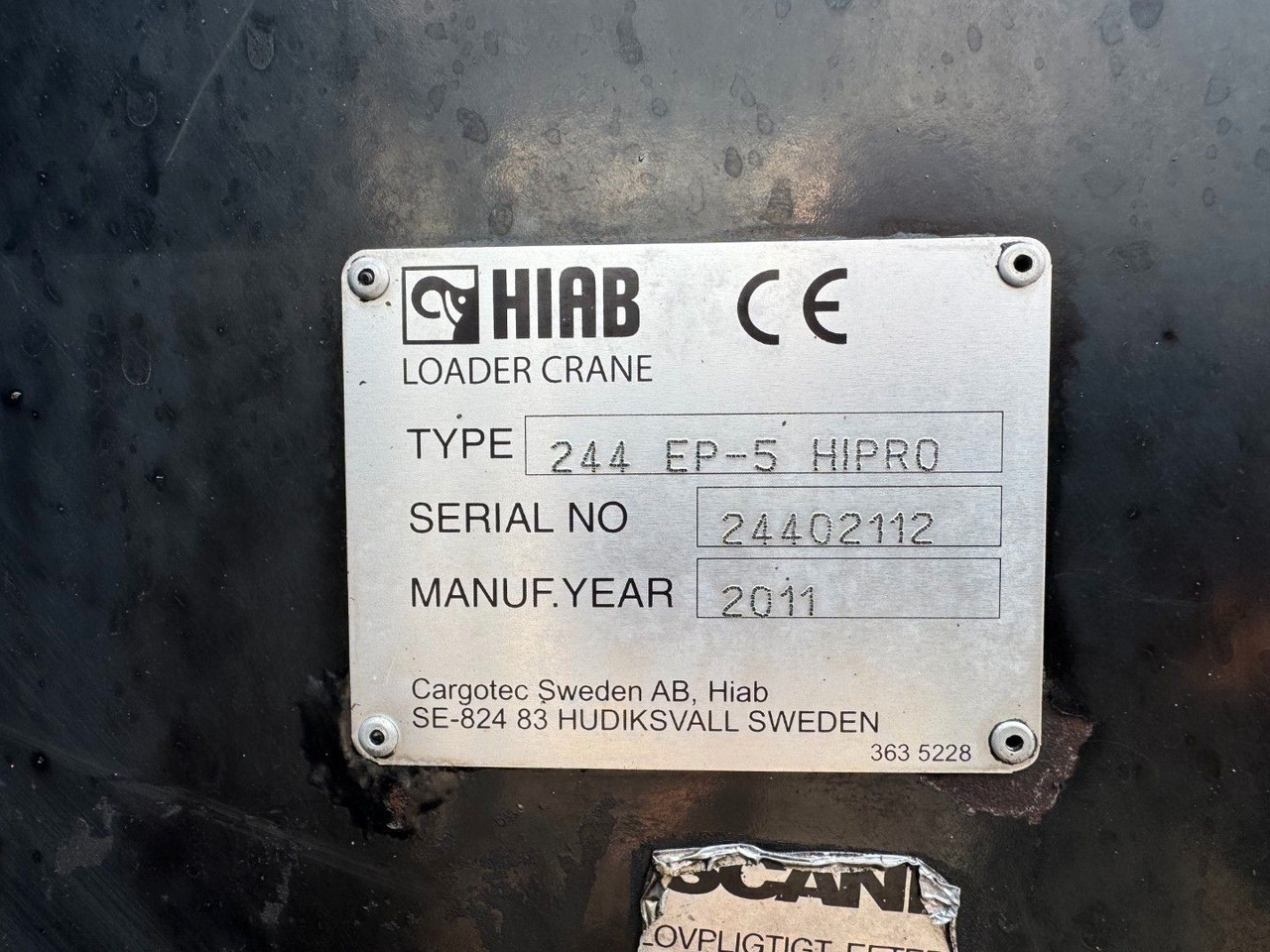 Crane truck Scania G480 8x2*6 Hakenlift / Hiab 244 EP-5 Hipro: picture 14 Crane truck Scania G480 8x2*6 Hakenlift / Hiab 244 EP-5 Hipro: picture 14