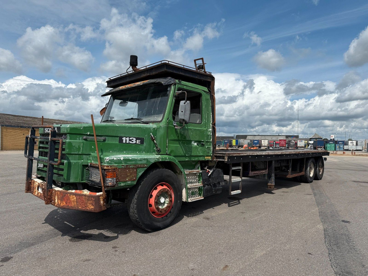 Scania T113-360 EL 6x4 Torpedo / Full steel / Manual Scania T113-360 EL 6x4 Torpedo / Full steel / Manuel - Dropside/ Flatbed truck: picture 1 Scania T113-360 EL 6x4 Torpedo / Full steel / Manual Scania T113-360 EL 6x4 Torpedo / Full steel / Manuel - Dropside/ Flatbed truck: picture 1