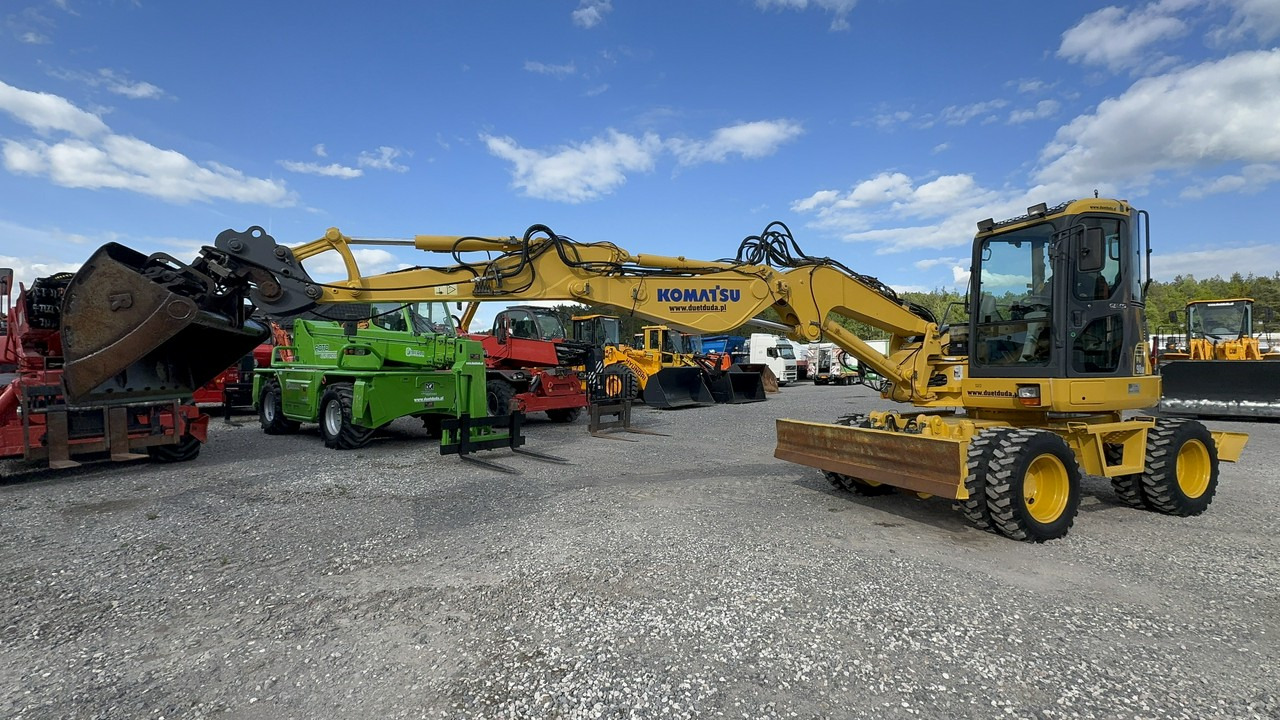 Komatsu PW 98 MR 8 Pług + Podpory 10ton Szybkozłącze - Wheel excavator: picture 3 Komatsu PW 98 MR 8 Pług + Podpory 10ton Szybkozłącze - Wheel excavator: picture 3