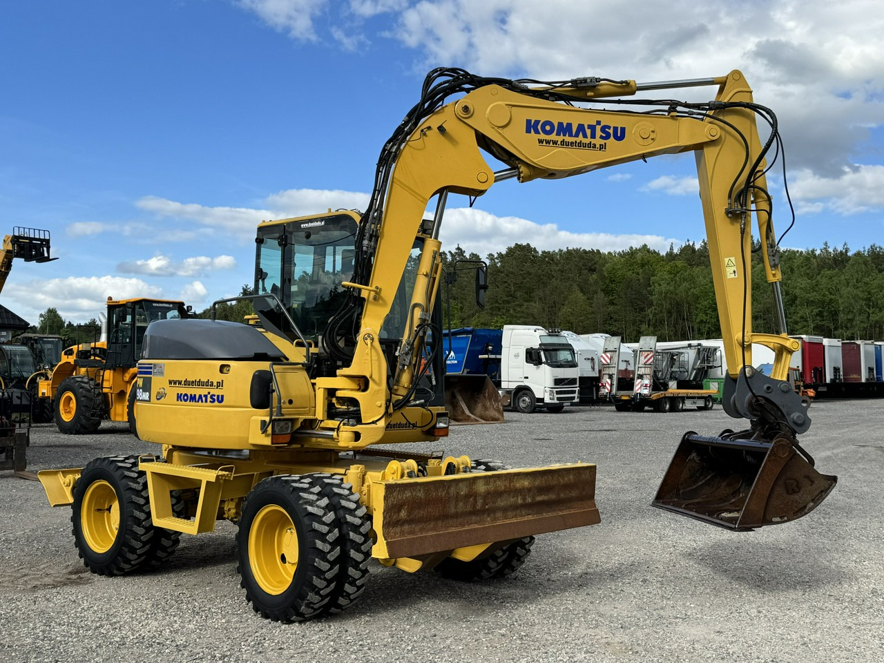 Komatsu PW 98 MR 8 Pług + Podpory 10ton Szybkozłącze - Wheel excavator: picture 2 Komatsu PW 98 MR 8 Pług + Podpory 10ton Szybkozłącze - Wheel excavator: picture 2