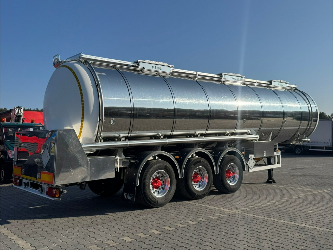 Tank semi-trailer Lag Spożywcza Magyar Izolowana Webasto Pompa Elektryczna do Zrzutu: picture 26