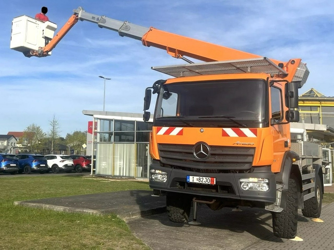 Mercedes Atego 718 E6 4x4 Zwyżka PALFINGER P210 BK Podnośnik Koszowy - Truck mounted aerial platform: picture 2 Mercedes Atego 718 E6 4x4 Zwyżka PALFINGER P210 BK Podnośnik Koszowy - Truck mounted aerial platform: picture 2